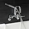 Aqua Vintage Wall-Mount Clawfoot Tub Faucet, Polished Chrome, Wall Mount AE8451DL - alternate 5